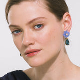 Jennifer Behr - Juna Earrings -- Blue Chalcedony