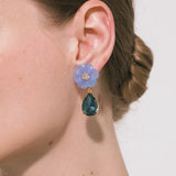 Jennifer Behr - Juna Earrings -- Blue Chalcedony