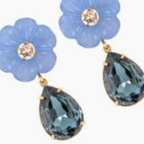 Jennifer Behr - Juna Earrings -- Blue Chalcedony