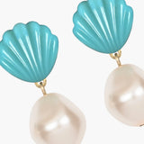 Jennifer Behr - Nori Earrings -- Turquoise