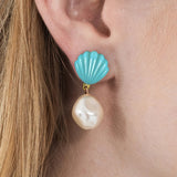 Jennifer Behr - Nori Earrings -- Turquoise