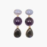 Jennifer Behr - Natalia Earrings -- Amethyst