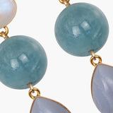 Jennifer Behr - Natalia Earrings -- Aquamarine