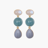Jennifer Behr - Natalia Earrings -- Aquamarine