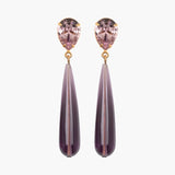 Jennifer Behr - Caroline Earrings -- Amethyst