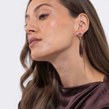 Jennifer Behr - Caroline Earrings -- Amethyst