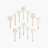 Jennifer Behr - Cameryn Bobby Pin Set -- Cream