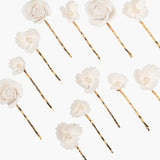 Jennifer Behr - Cameryn Bobby Pin Set -- Cream