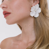 Jennifer Behr - Verone Earrings -- Cream