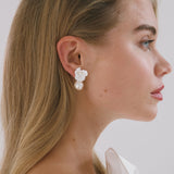 Jennifer Behr - Clarabel Earrings -- Cream