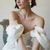 Jennifer Behr - Mariam Earrings -- Cream