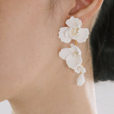 Jennifer Behr - Mariam Earrings -- Cream