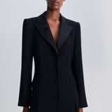 Simkhai - Calene Satin Crepe Blazer Gown