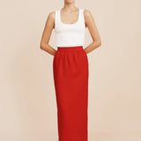 Posse - BONNIE PENCIL SKIRT - RED