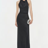 Simkhai - Reannon Draped Satin Gown