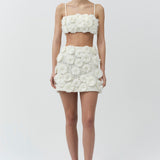 Simkhai - Delia Floral Raffia Bra Top