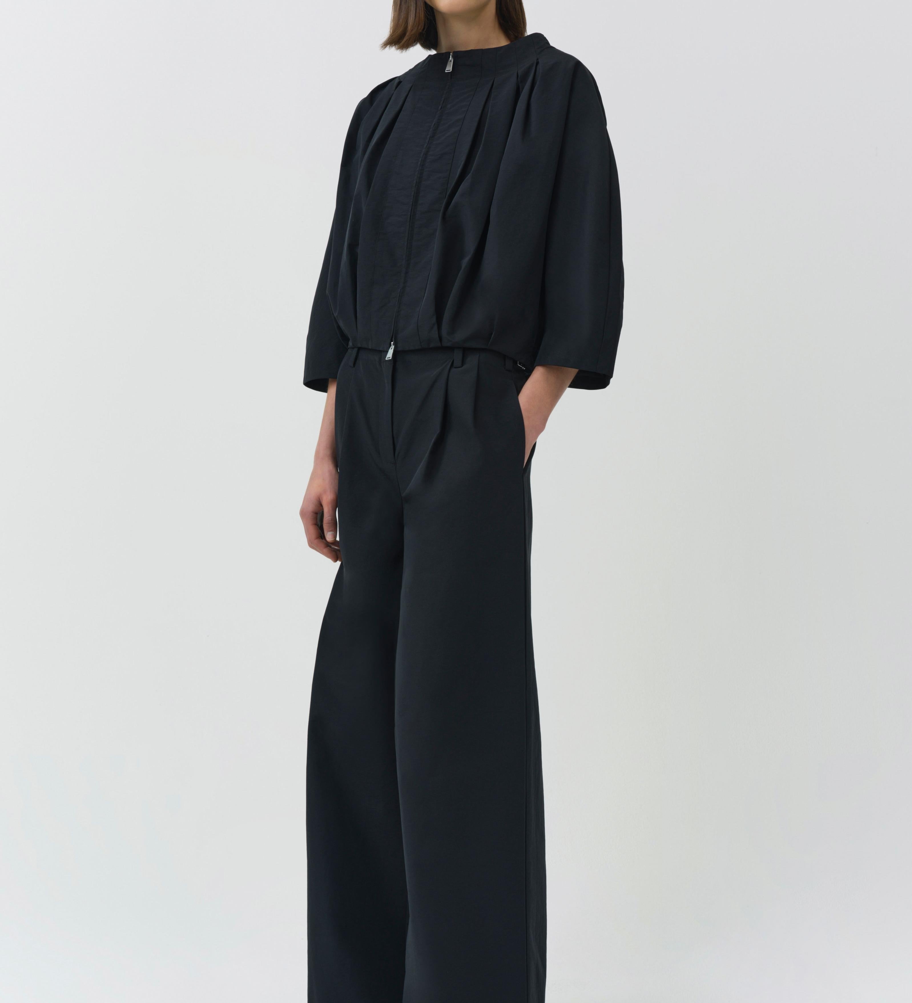 Simkhai - Jess Pleated Cotton Faille Jacket