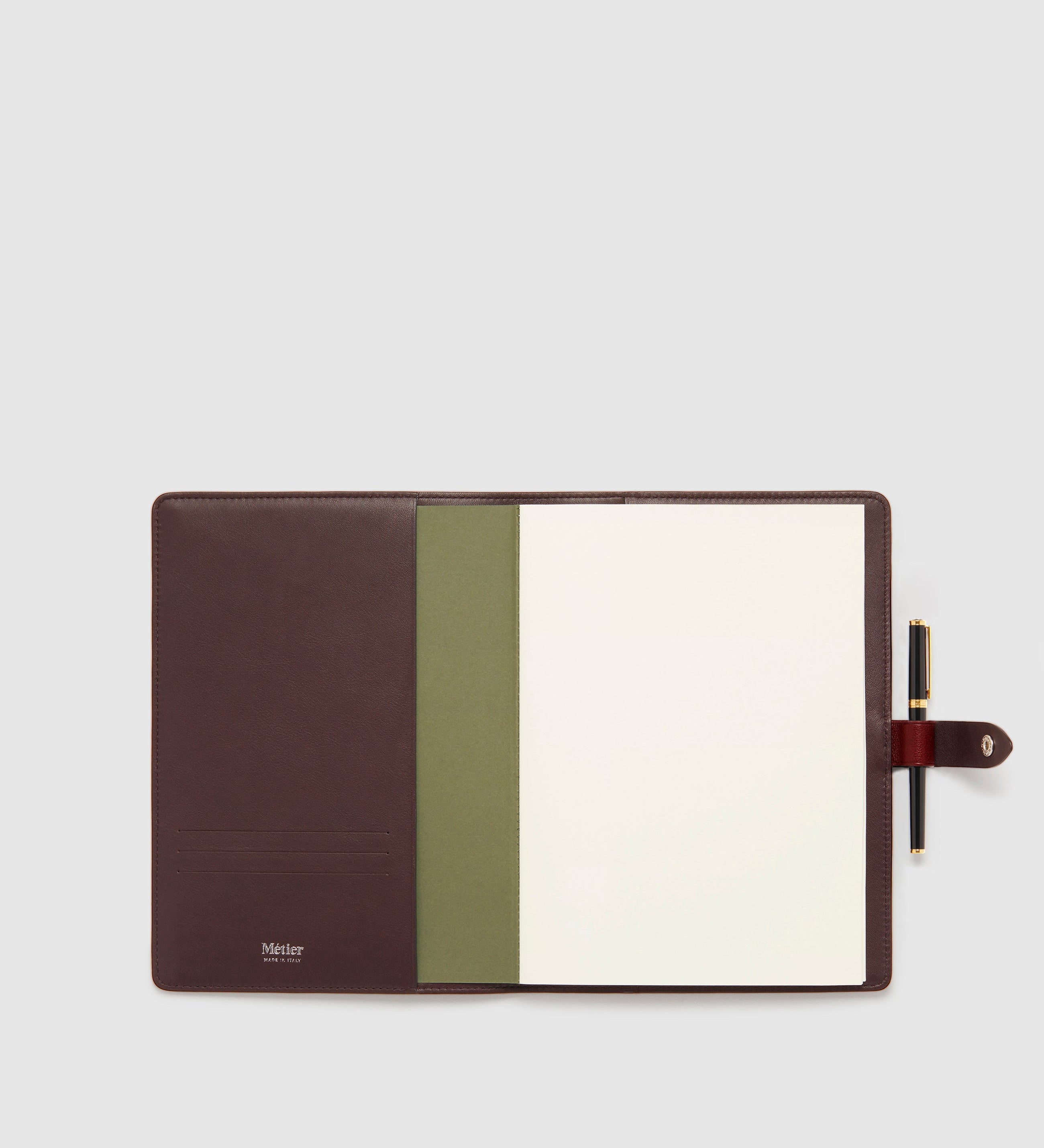 Metier - 11" Notebook Cover Buffalo Dark Cherry