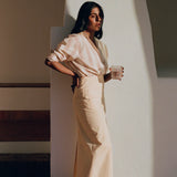 Faithfull - The Stripe Shirt Straw Stripe