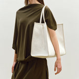 Metier - Chameleon 41 Oversized Diamond Jacquard Grey with Bianco