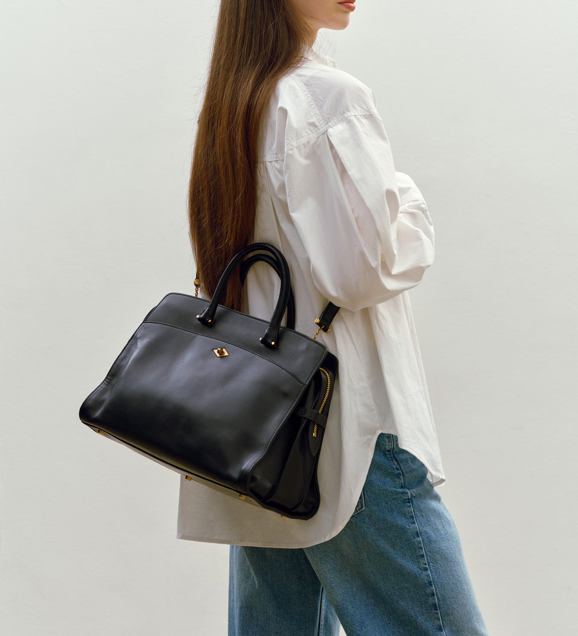 Metier - Private Eye Atelier Calfskin Black