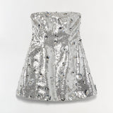 Simkhai - Arta Embellished Sequin Bustier Mini Dress
