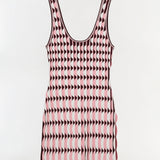 Simkhai - Lorien Scalloped Knit Mini Dress