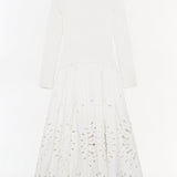Simkhai - Daila Embroidered Knit Midi Dress