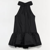 Simkhai - Hope Taffeta Bow Tie Mini Dress