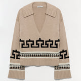 Simkhai - O'Reilly Western V - Neck Sweater