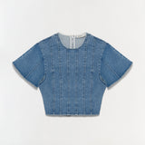 Simkhai - Kolby Structured Denim Top
