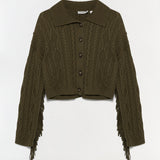 Simkhai - Virginia Wool Fringe Cardigan