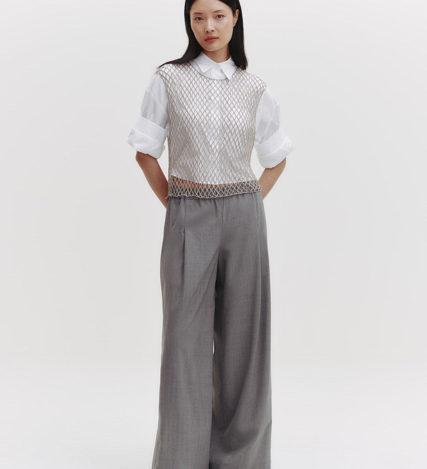 TWP - Chloe Top in Woven Mesh