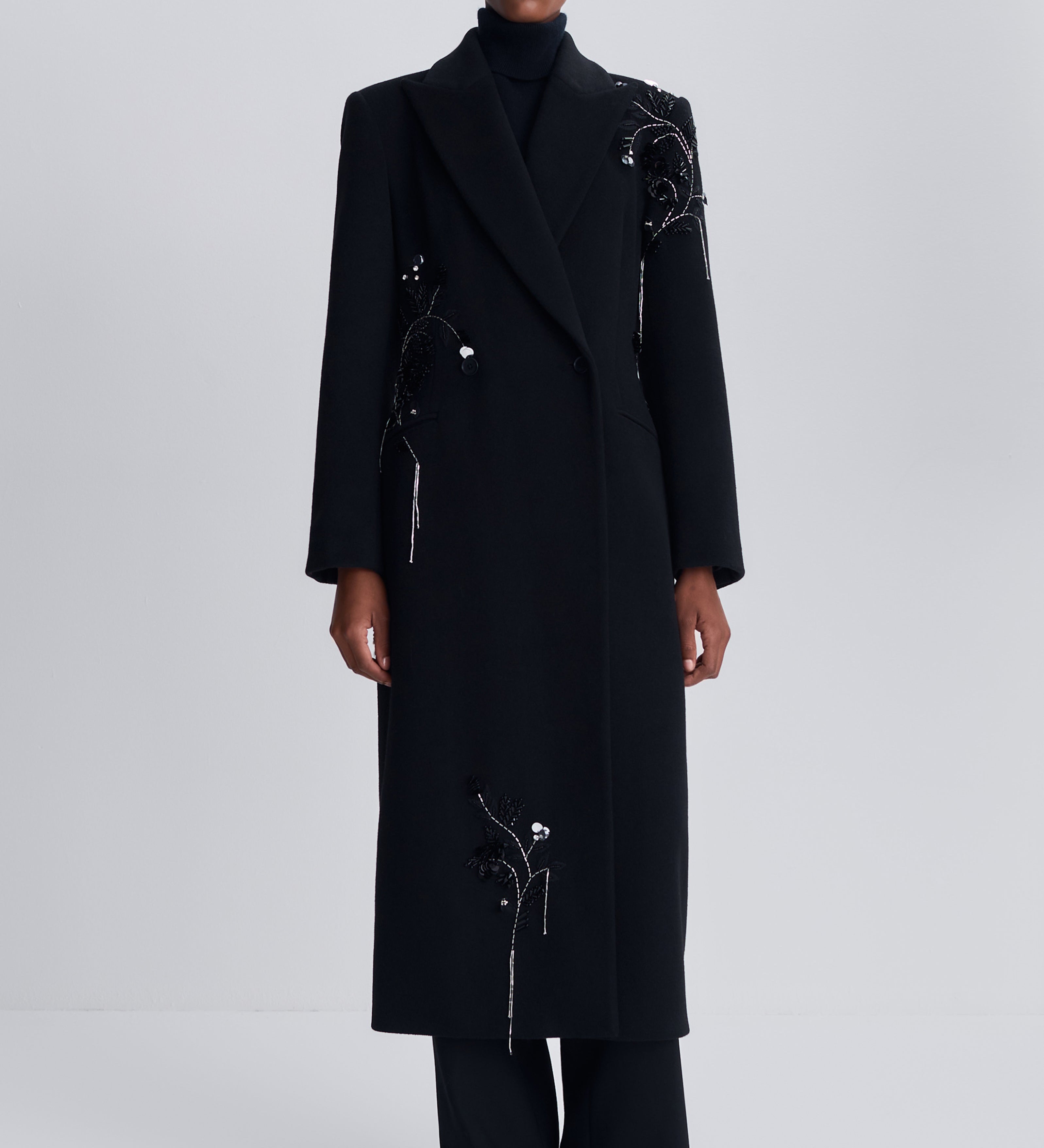 Simkhai - Gianni Embellished Wool Coat