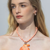 Jennifer Behr - Roma Necklace -- Coral