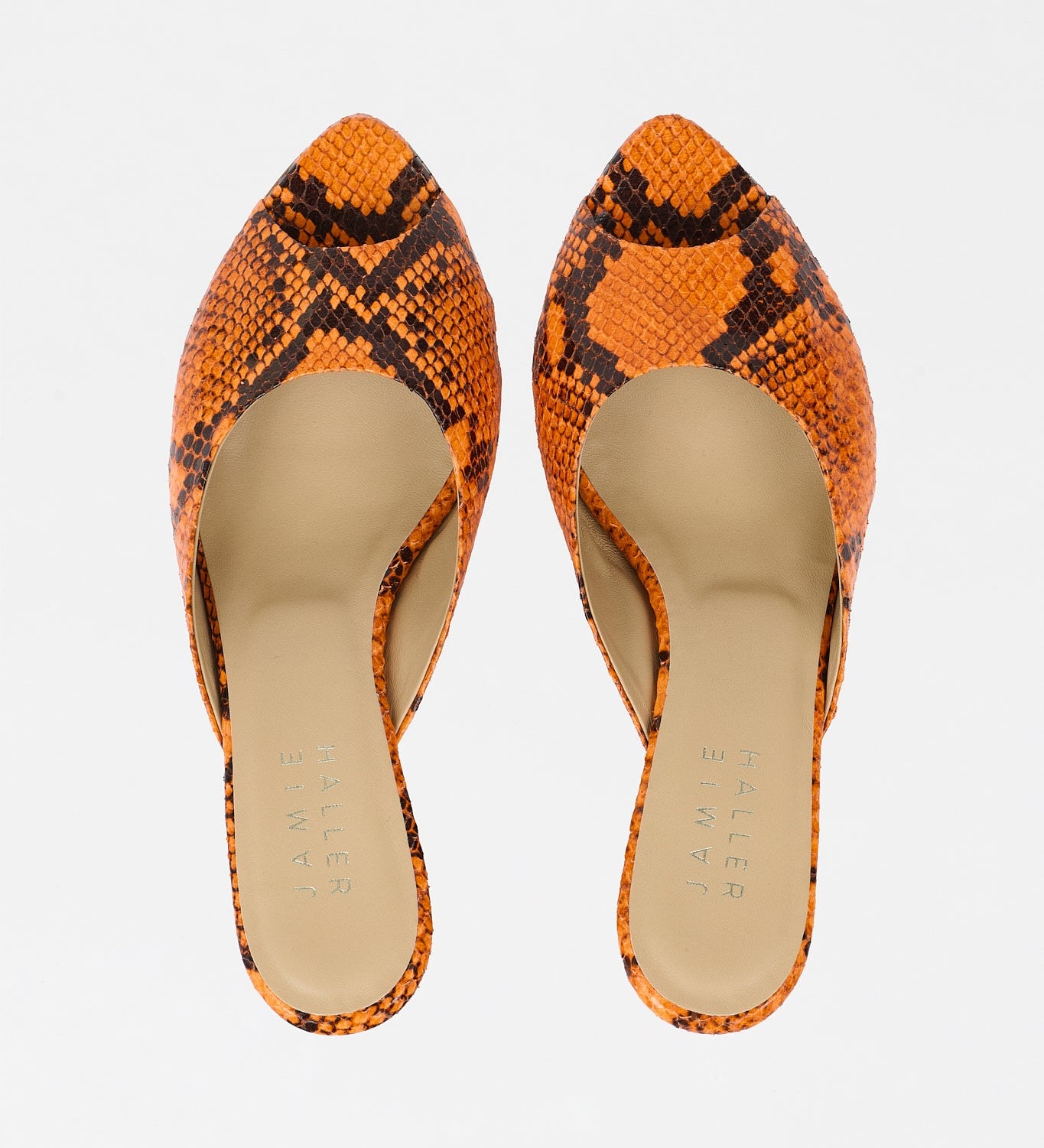 Jamie Haller - The Kit Slide in Aperol Python