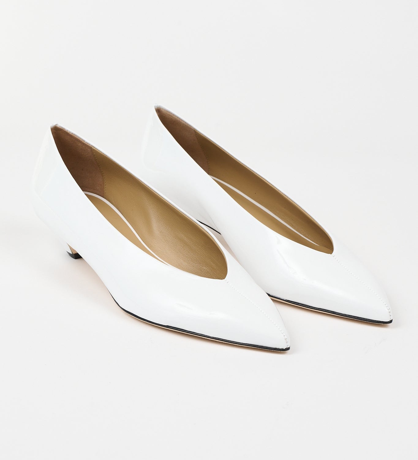 Jamie Haller - The Trap Pump in White Patent