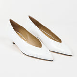 Jamie Haller - The Trap Pump in White Patent