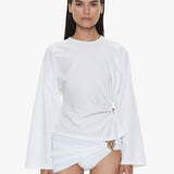 Christopher Esber - Orbit Ruched Magyar Top
