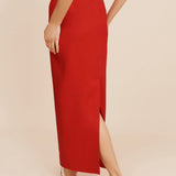 Posse - BONNIE PENCIL SKIRT - RED