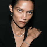 Dorsey - THEODORA RIVIÈRE BRACELET IN LAB WHITE SAPPHIRE