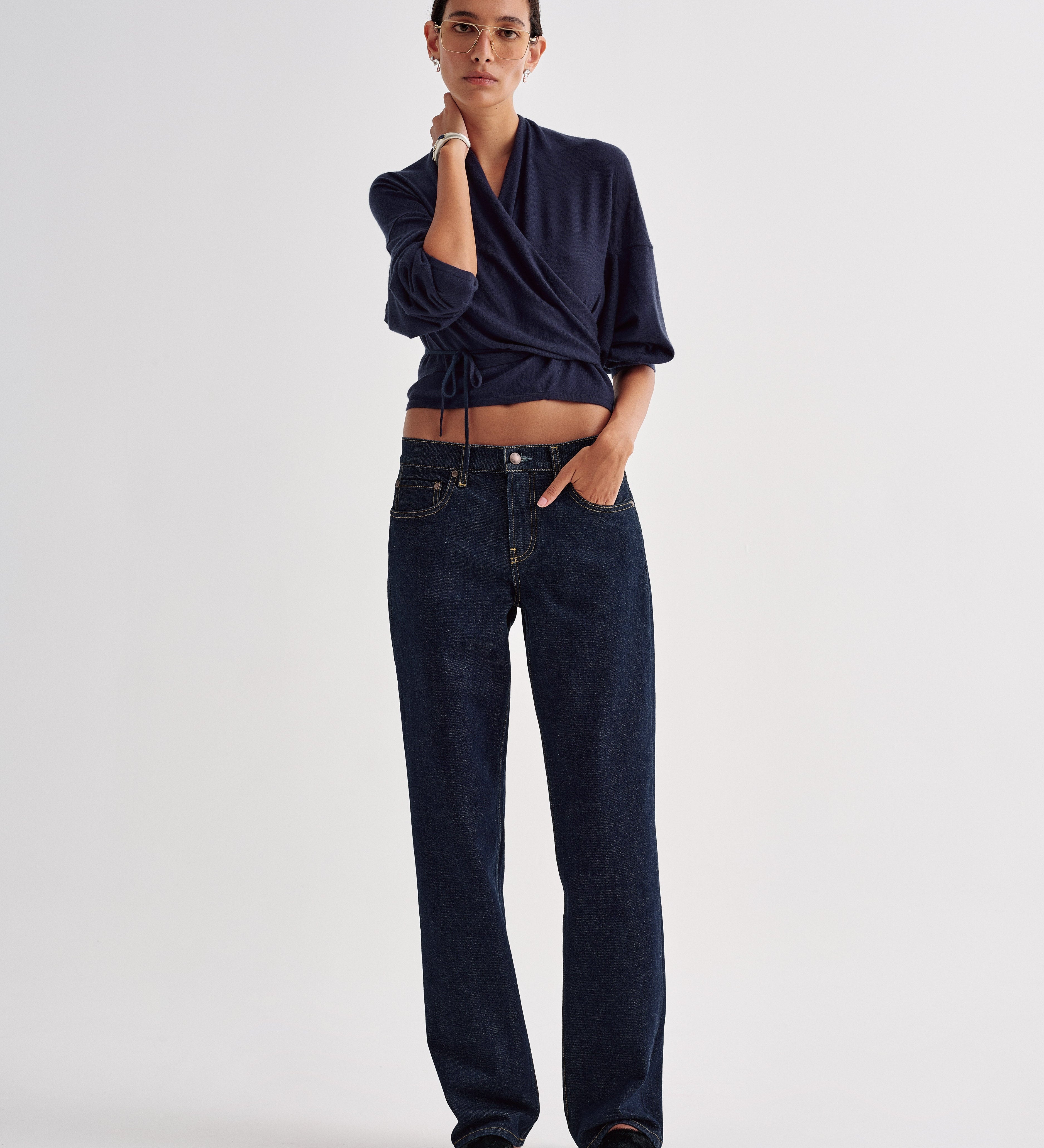 Aflalo - Camus Jean in Rigid Denim