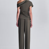 Simkhai - Phoebe Draped Satin Top