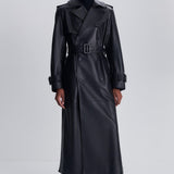 Simkhai - Oteria Belted Leather Coat