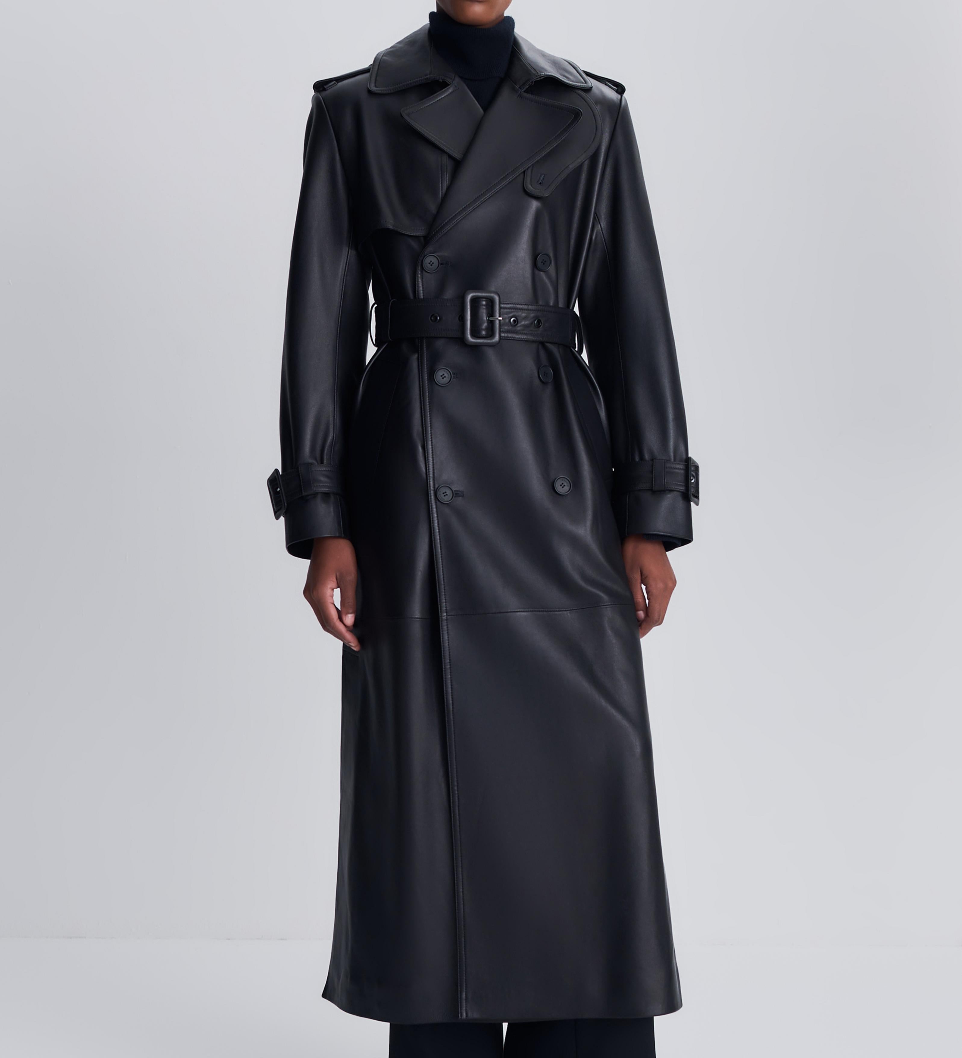 Simkhai - Oteria Belted Leather Coat