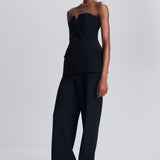 Simkhai - Alira Satin Crepe Bustier Top