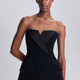 Simkhai - Alira Satin Crepe Bustier Top