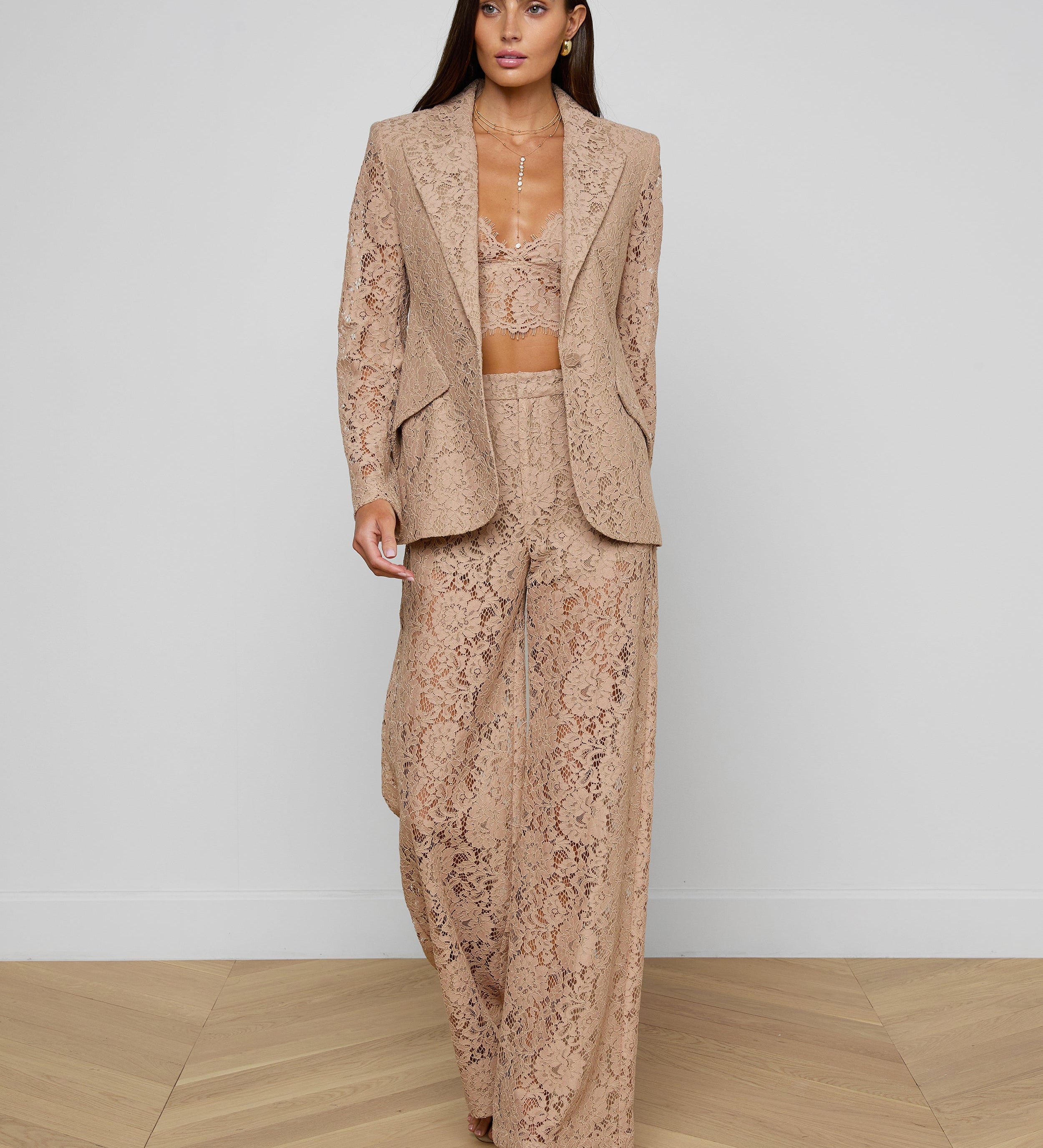 L'AGENCE - Chamberlain Lace Blazer