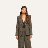 L'AGENCE - Chamberlain Sequined Blazer