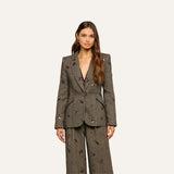 L'AGENCE - Chamberlain Sequined Blazer